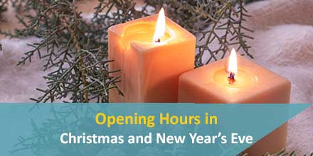 Opening Hours during Christmas